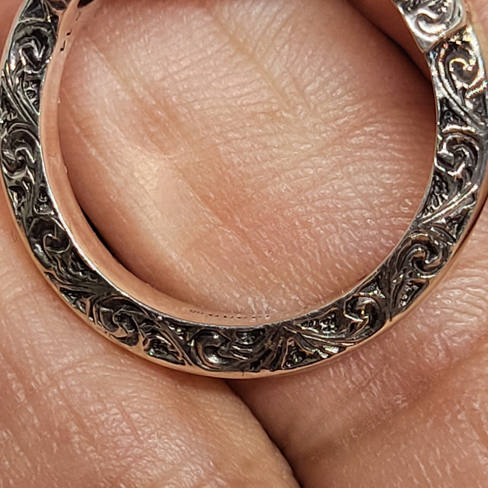 Authentic & iconic Gucci Silver GG Women's Ring. #6 - Picture 10 of 11